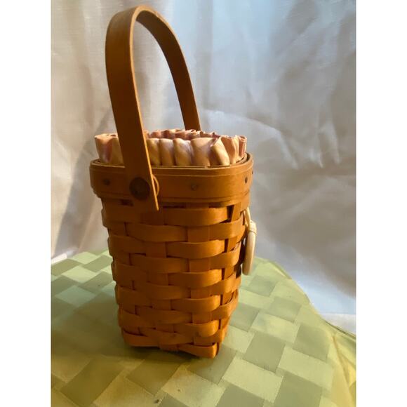 Longaberger Basket American Cancer Society 1998 Signed And Numbered Basket - Picture 4 of 16